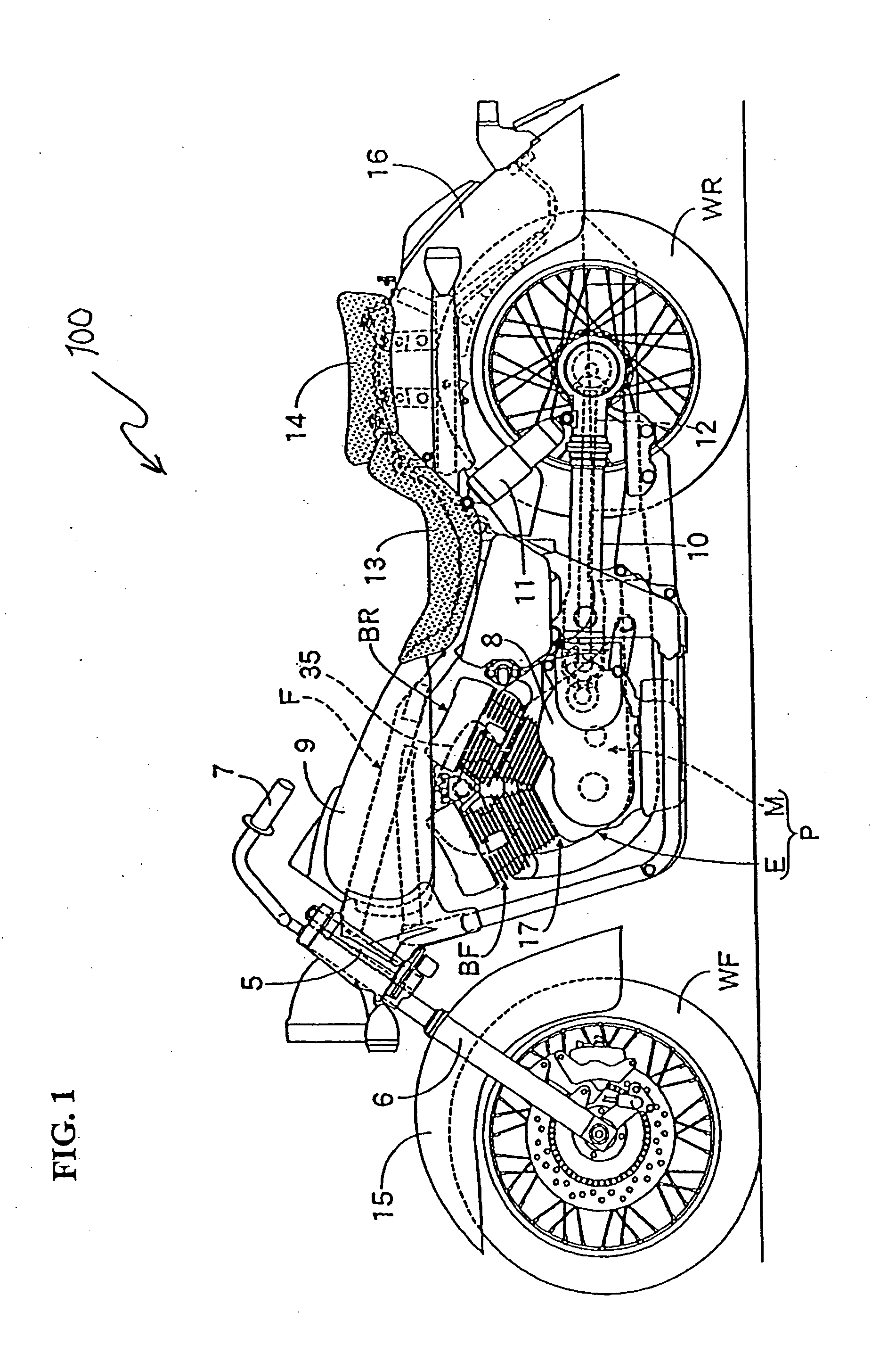 Fuel routing structure for a V-type engine