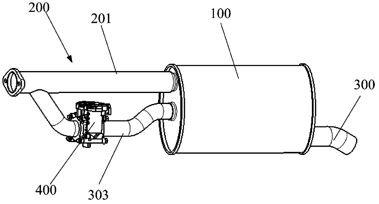 Exhaust noise regulating system, exhaust noise regulating method and vehicle