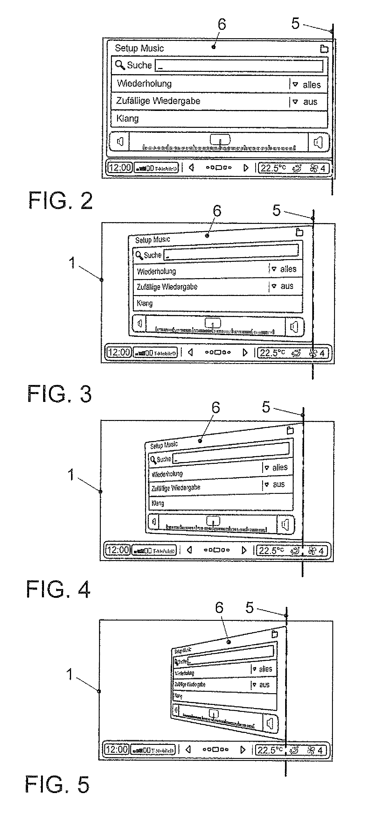 Method for displaying a two-sided two-dimensional object on a display in a motor vehicle and display device for a motor vehicle