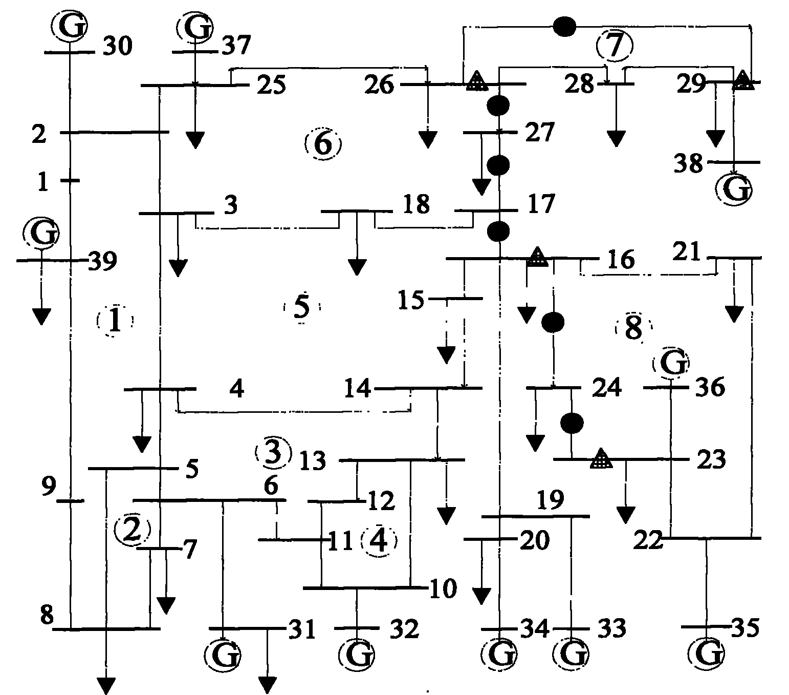 Electricity transmission network reactor parameter estimation method in scheduling energy management system