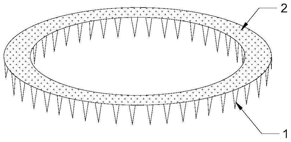 Annular microneedle for ophthalmology department