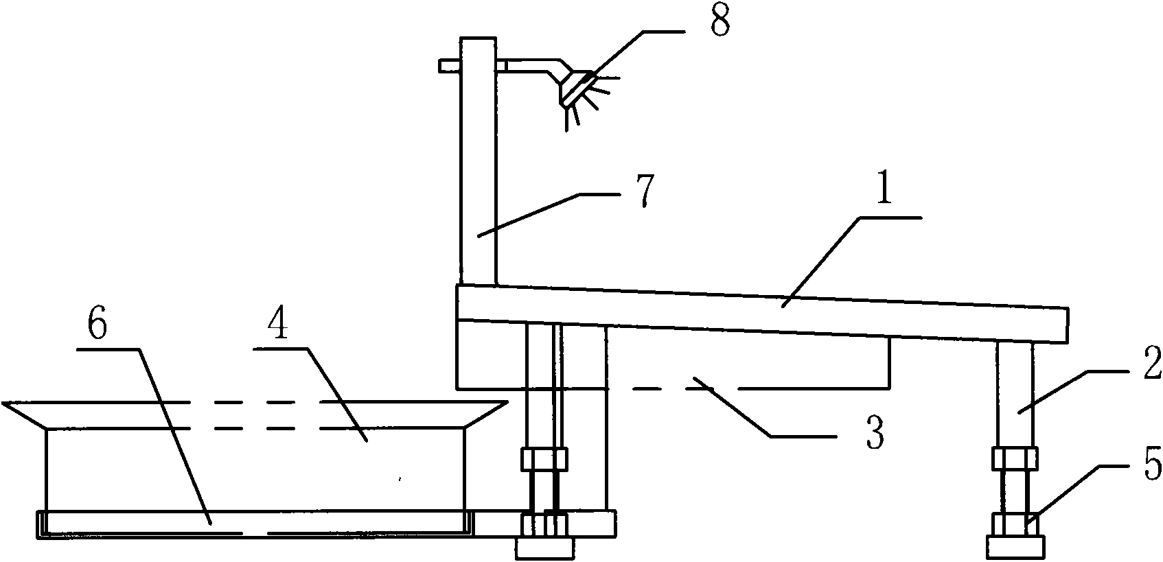 Pig slaughtering device for biologic materials