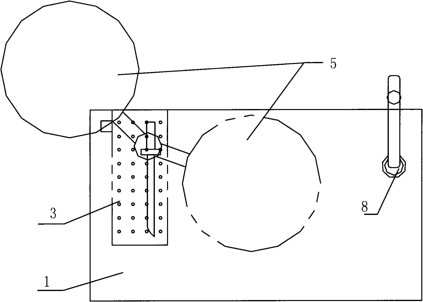 Pig slaughtering device for biologic materials