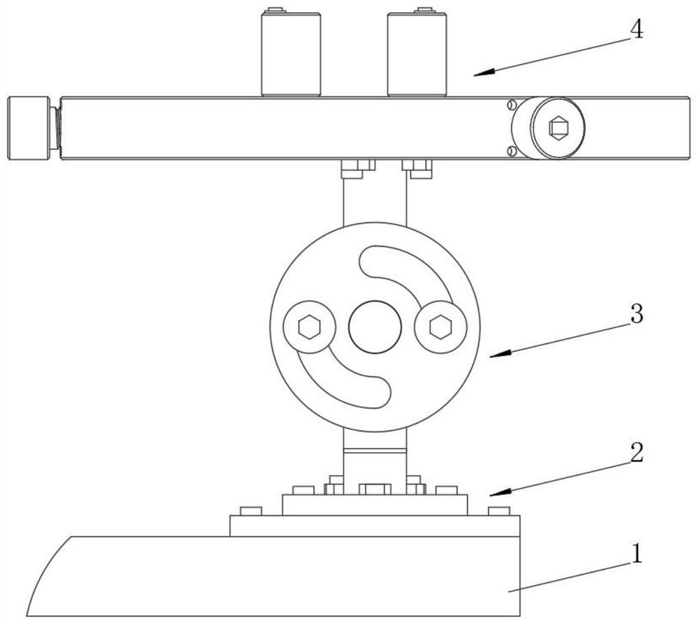 Auxiliary assembling device for pressure gauge