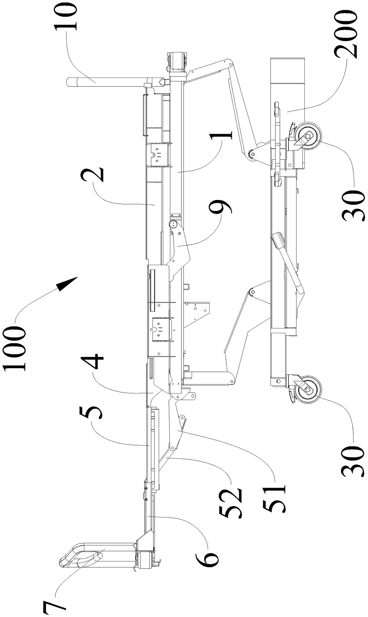 Medical bed and adjustable bed board thereof