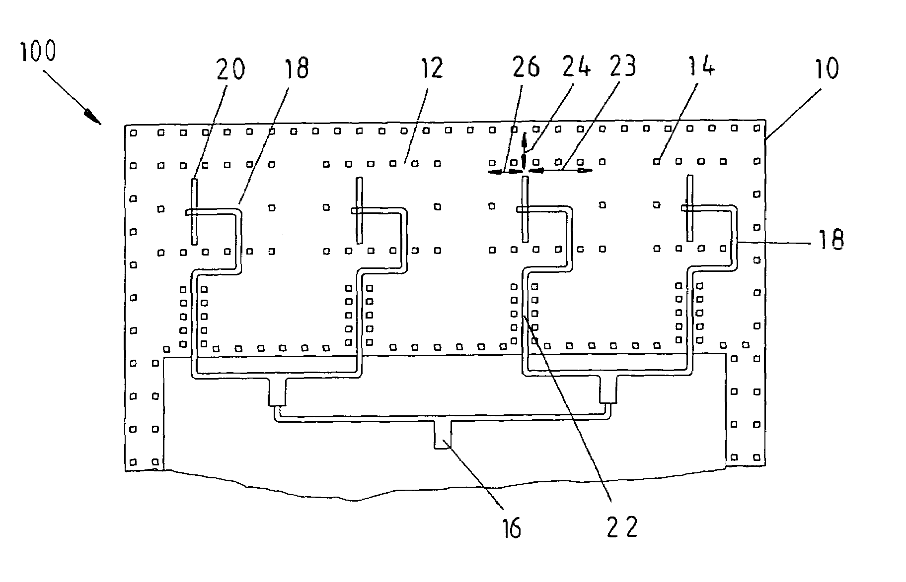 Slot antenna array using LTCC technology