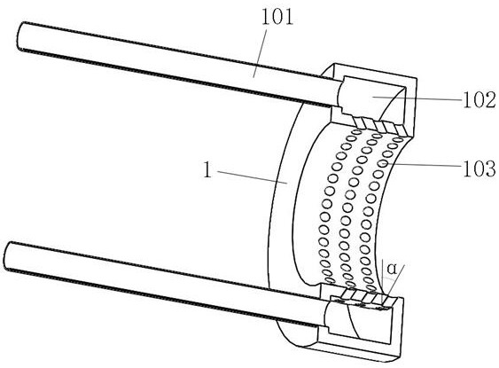 A dry shotcrete spray gun with functions of intelligent positioning, pressure control and mixing