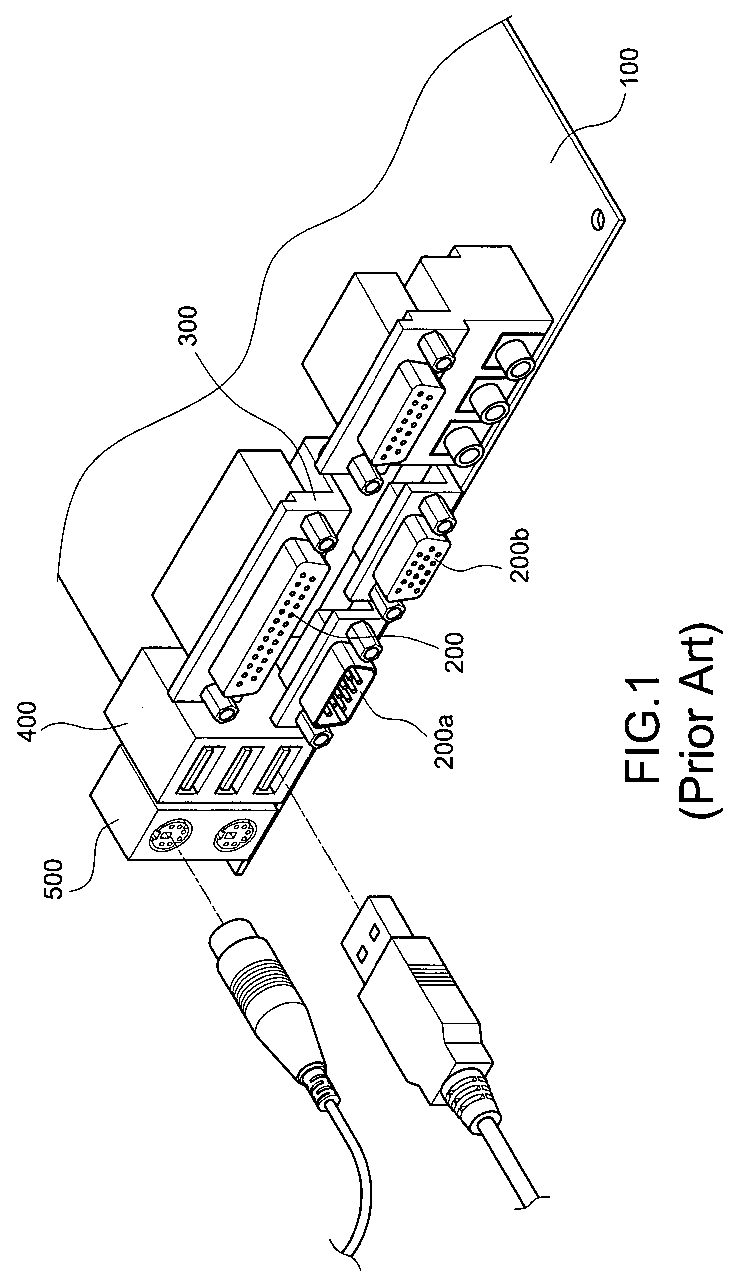 Multi-port connector having DisplayPort connector and HDMI connector