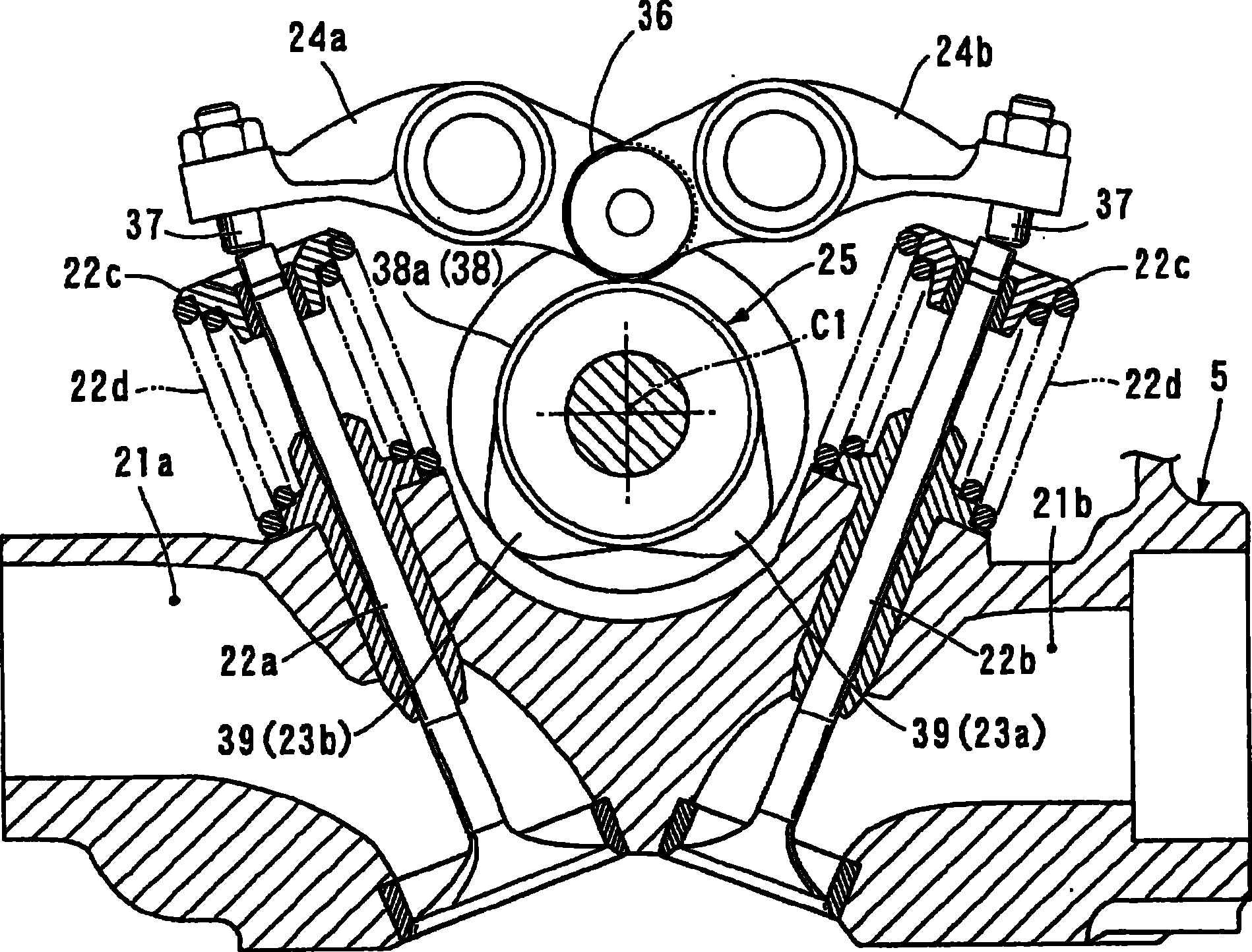 Engine with decompression device