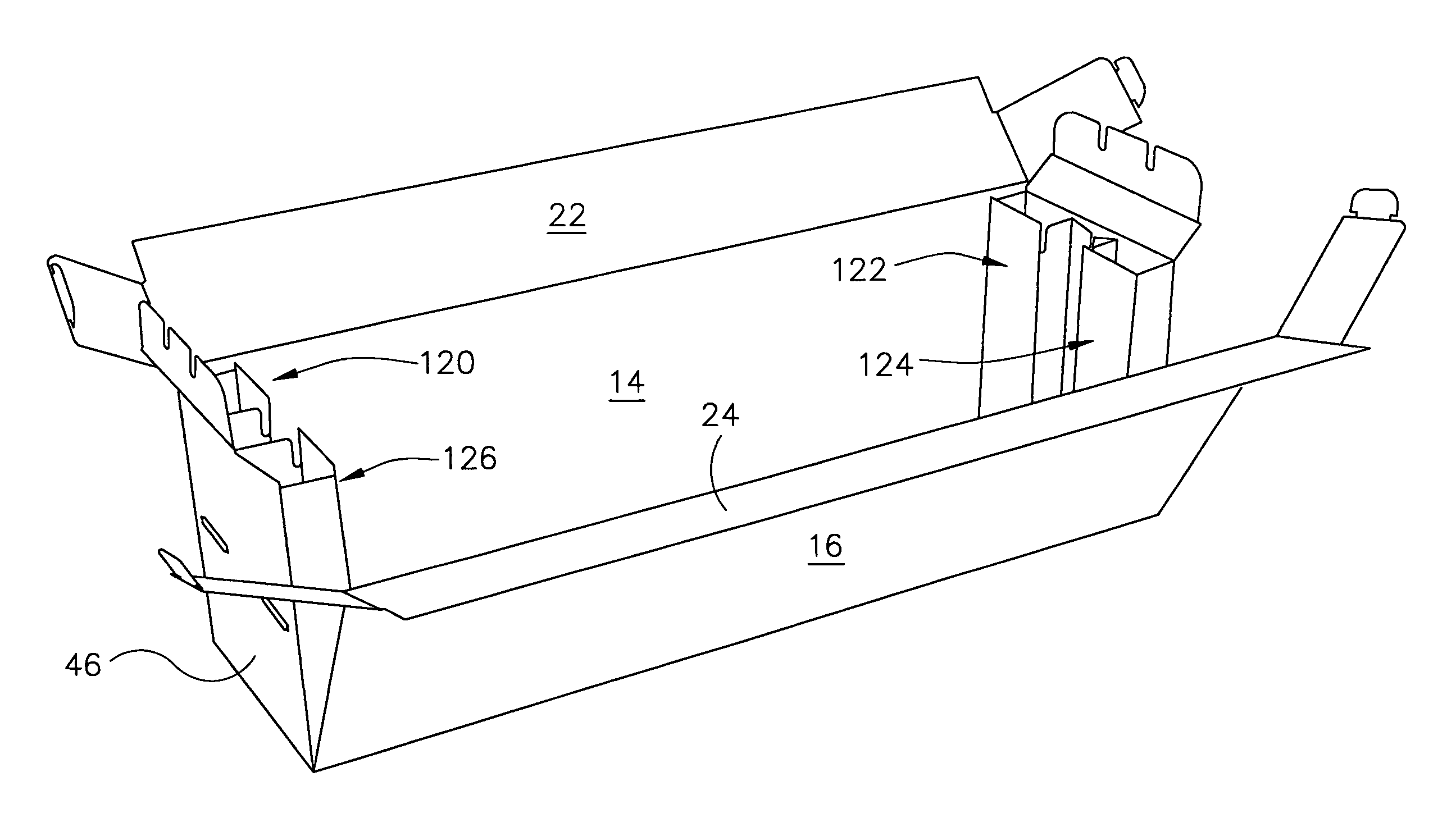 Carton with corner post construction