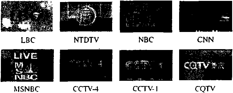 TV station logo training method and identification method