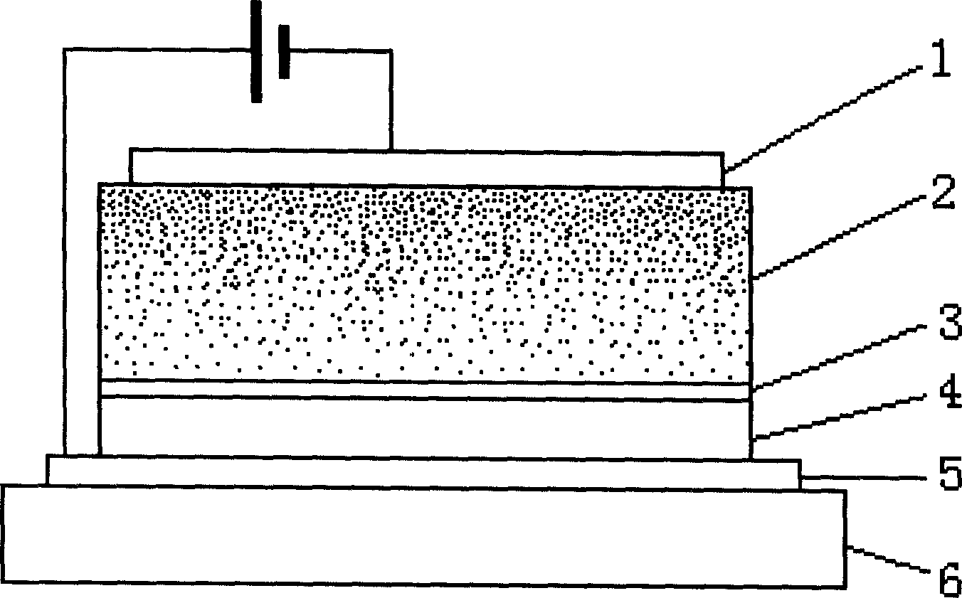 Inorganic salt blended organic electroluminescence light emitting display device