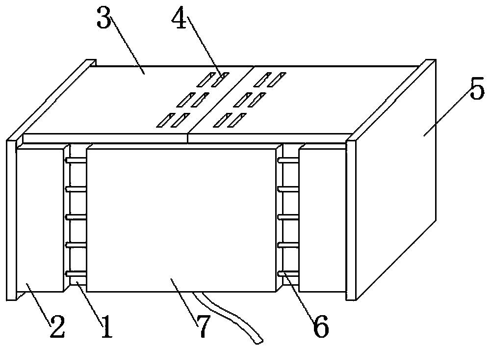 Vehicle-mounted inverter with convection heat dissipation and heat dissipation and dust prevention method