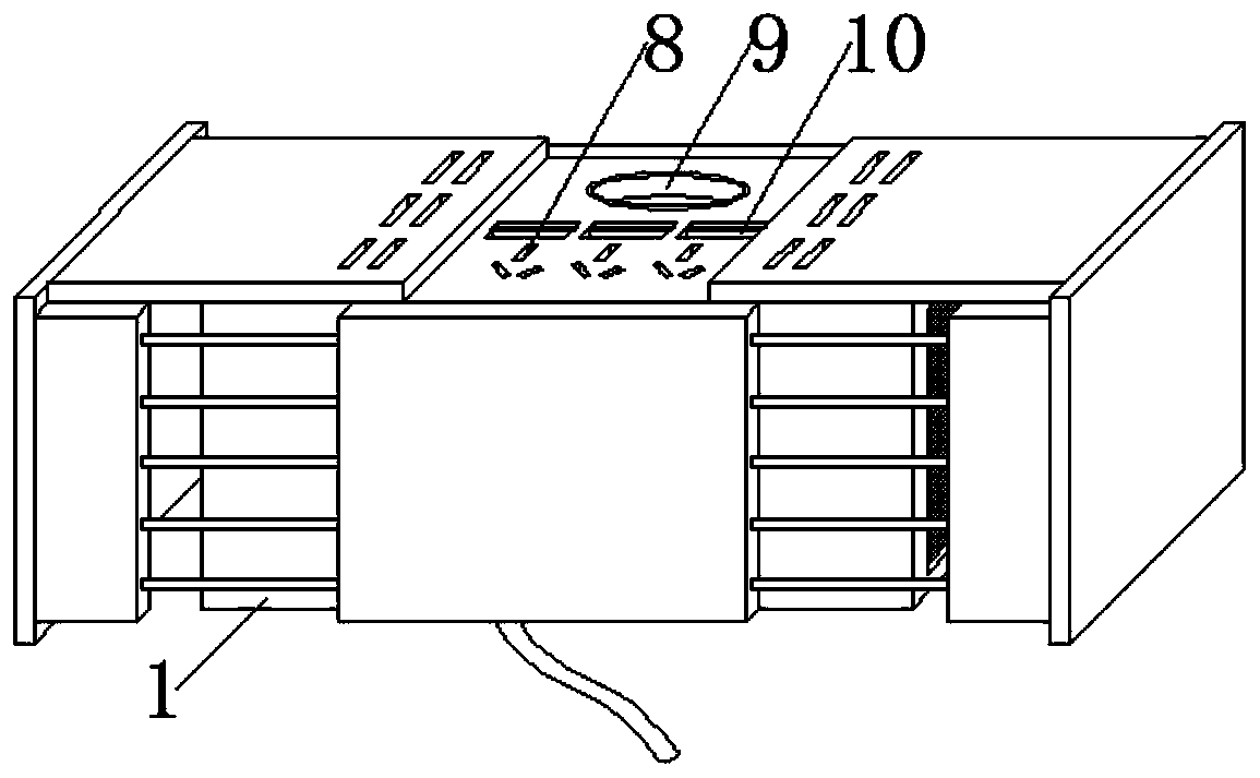 Vehicle-mounted inverter with convection heat dissipation and heat dissipation and dust prevention method