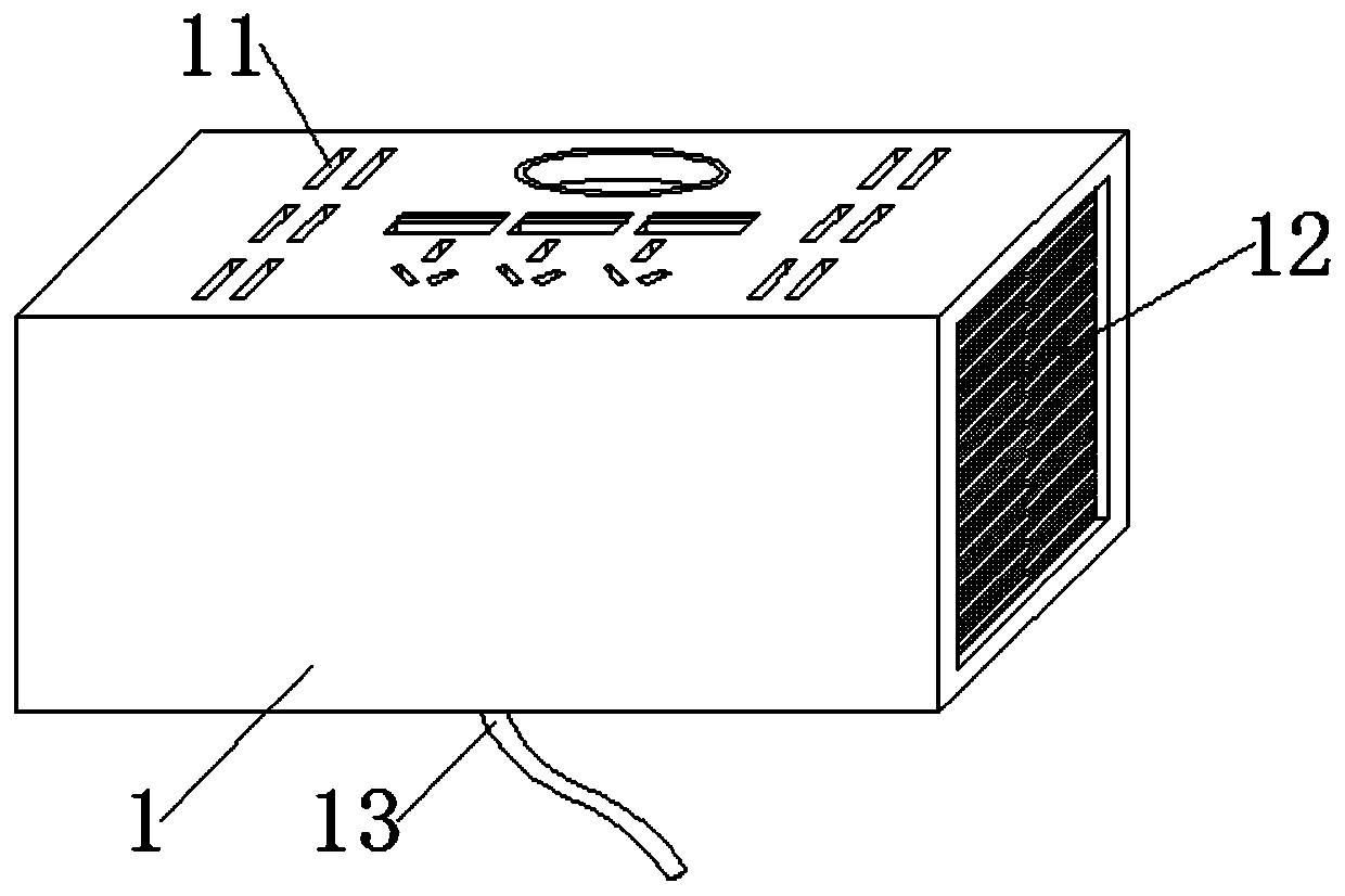 Vehicle-mounted inverter with convection heat dissipation and heat dissipation and dust prevention method