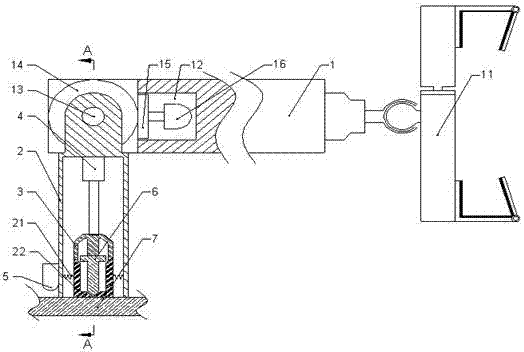 Bending type nail hammer