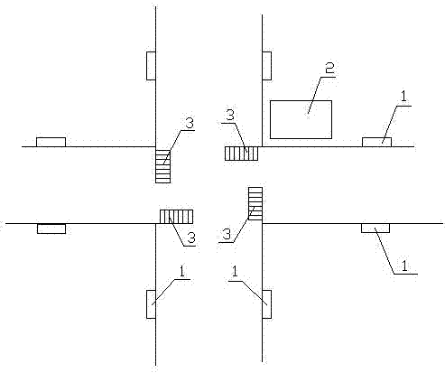 Intelligent traffic control system based on virtual traffic light