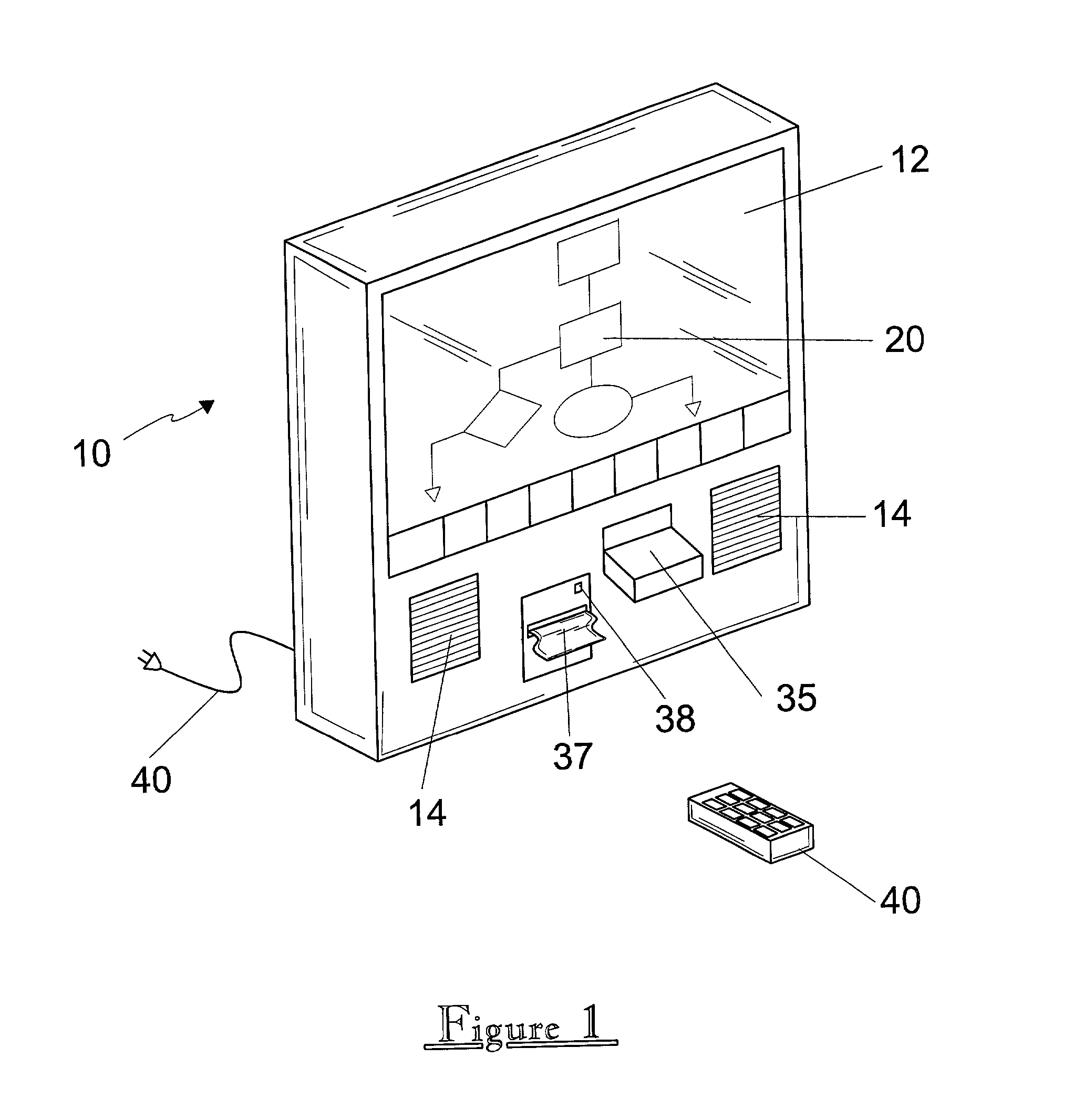 Voice-activated video projector