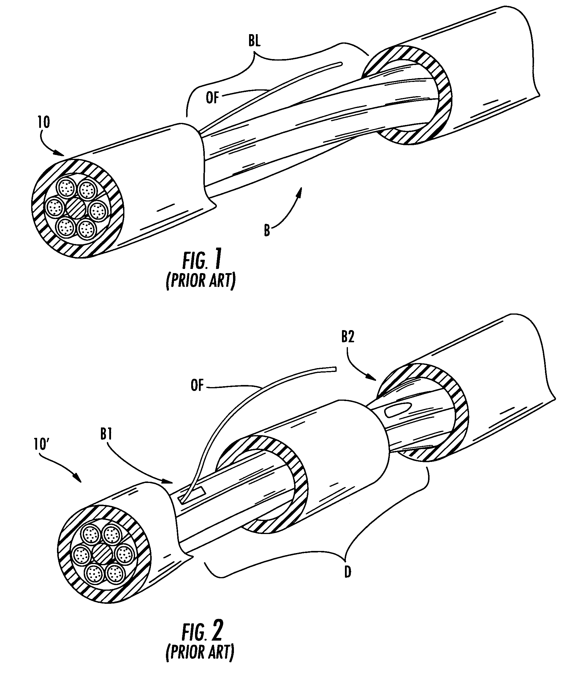 Fiber optic distribution cables and structures therefore