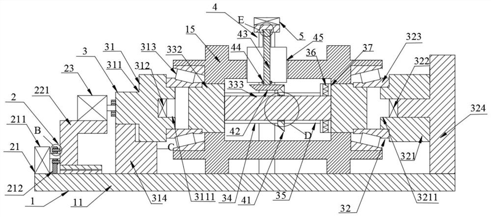 Instrument for rapidly measuring total thickness of cone bearing