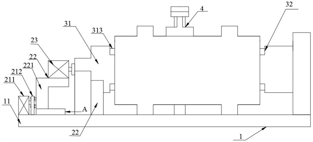 Instrument for rapidly measuring total thickness of cone bearing