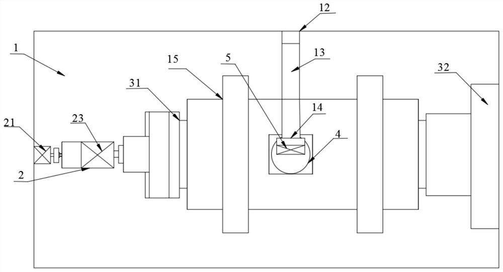 Instrument for rapidly measuring total thickness of cone bearing