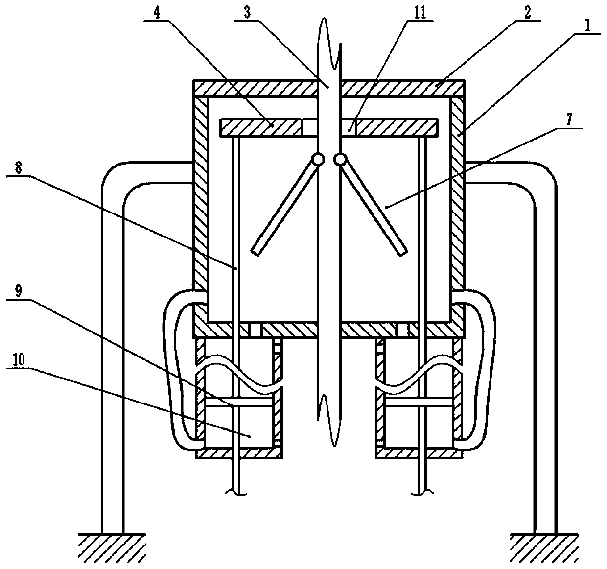 Sterilization device for food processing shops