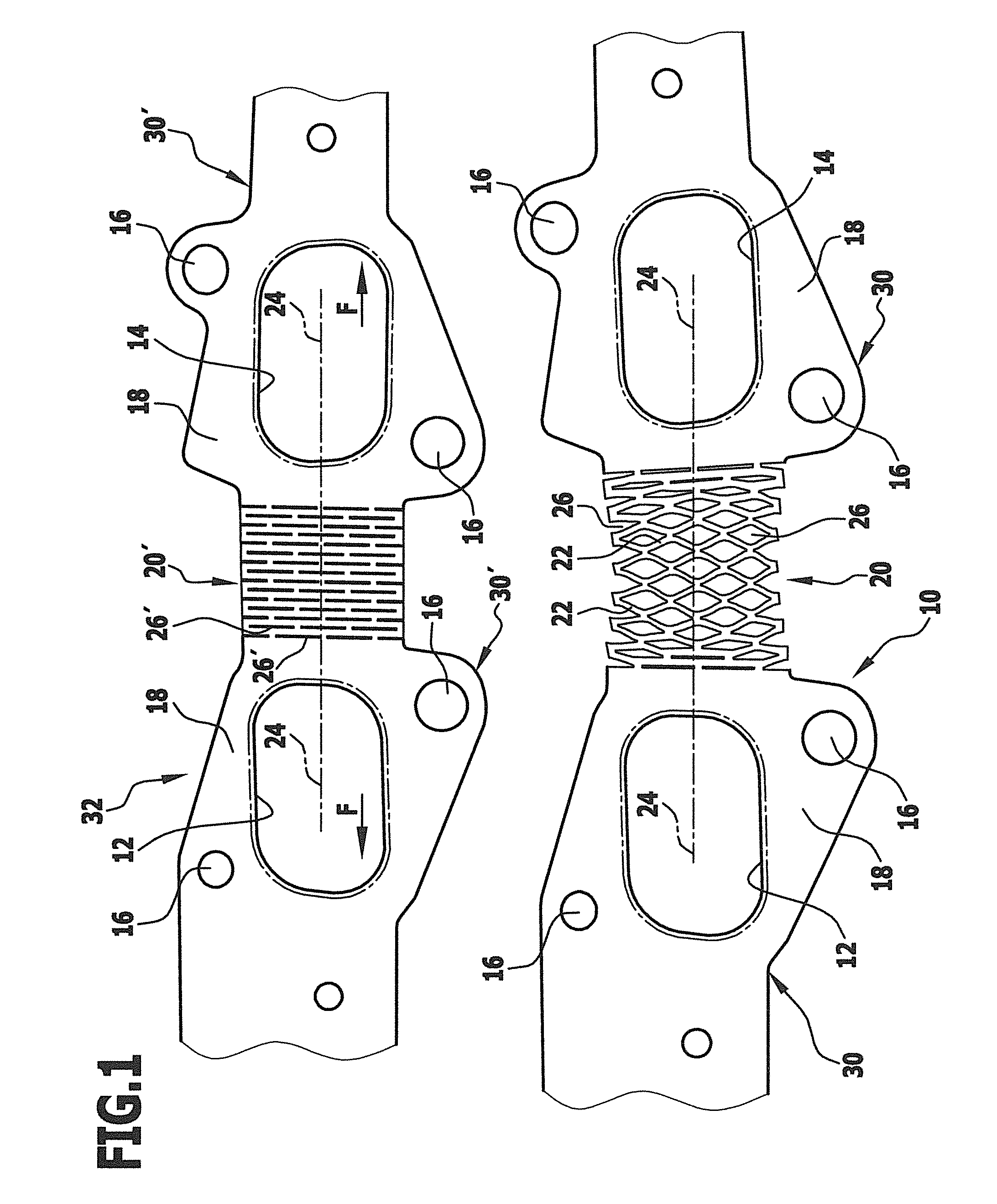 Sheet-metal flat seal layer and method for the production thereof