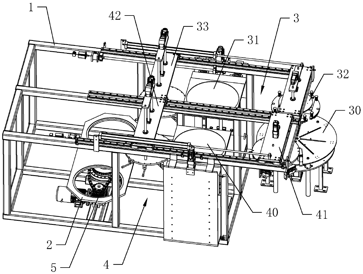 Full-automatic mold sleeving machine