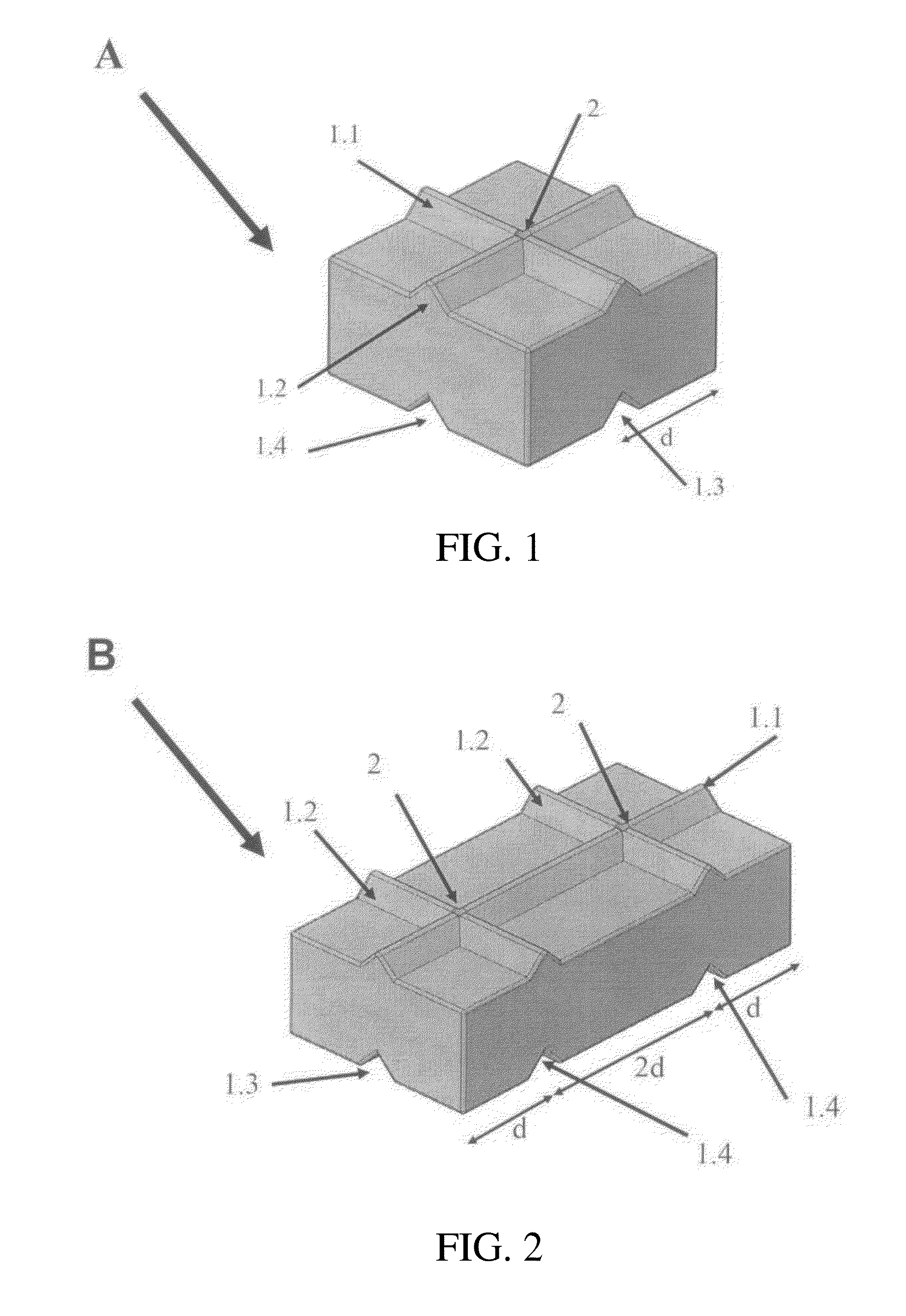 Shielding composite building materials with a low internal level of ionising radiation