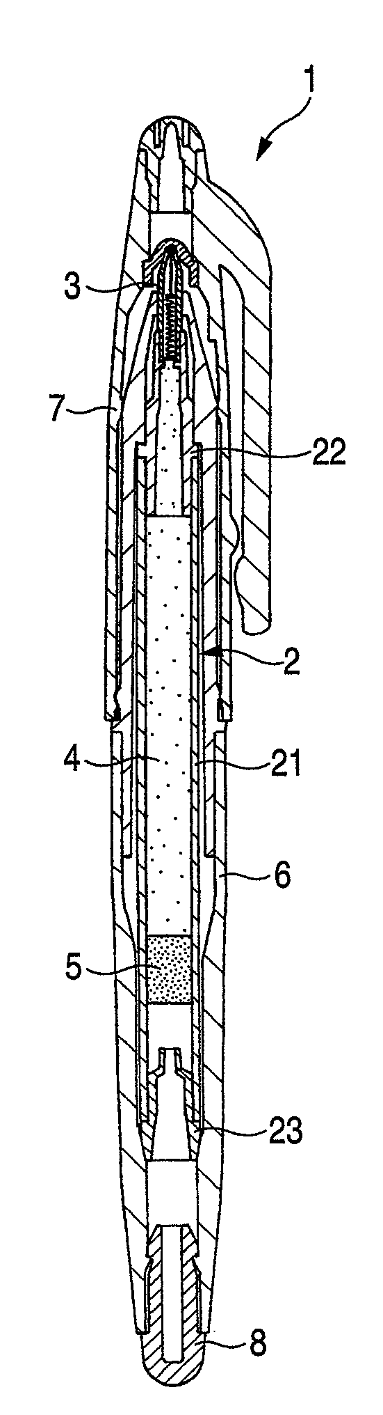 Friction body, writing instrument and writing instrument set