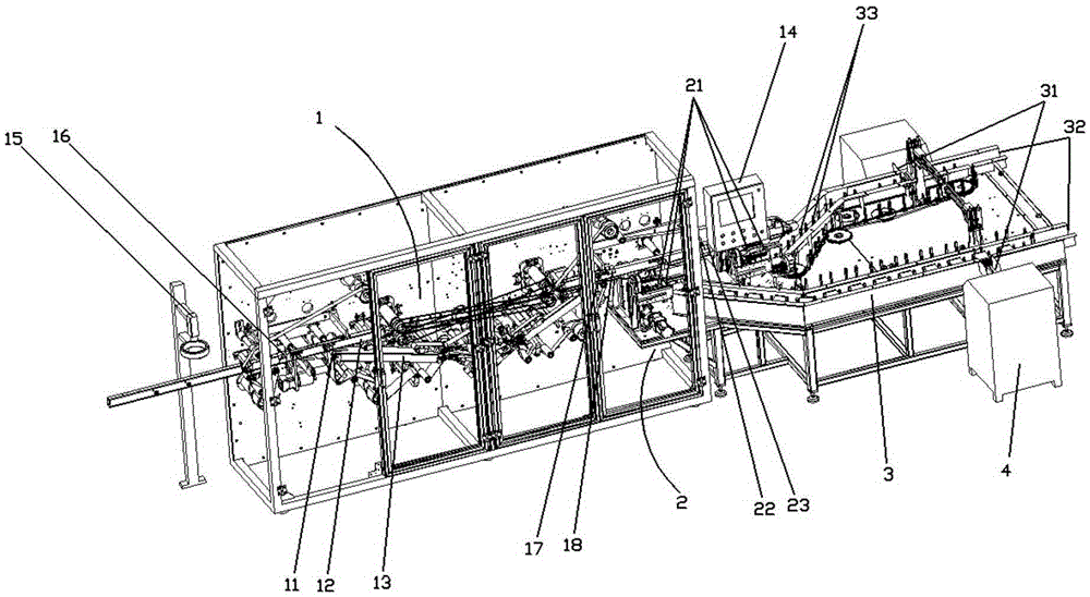 Hygiene product packaging device