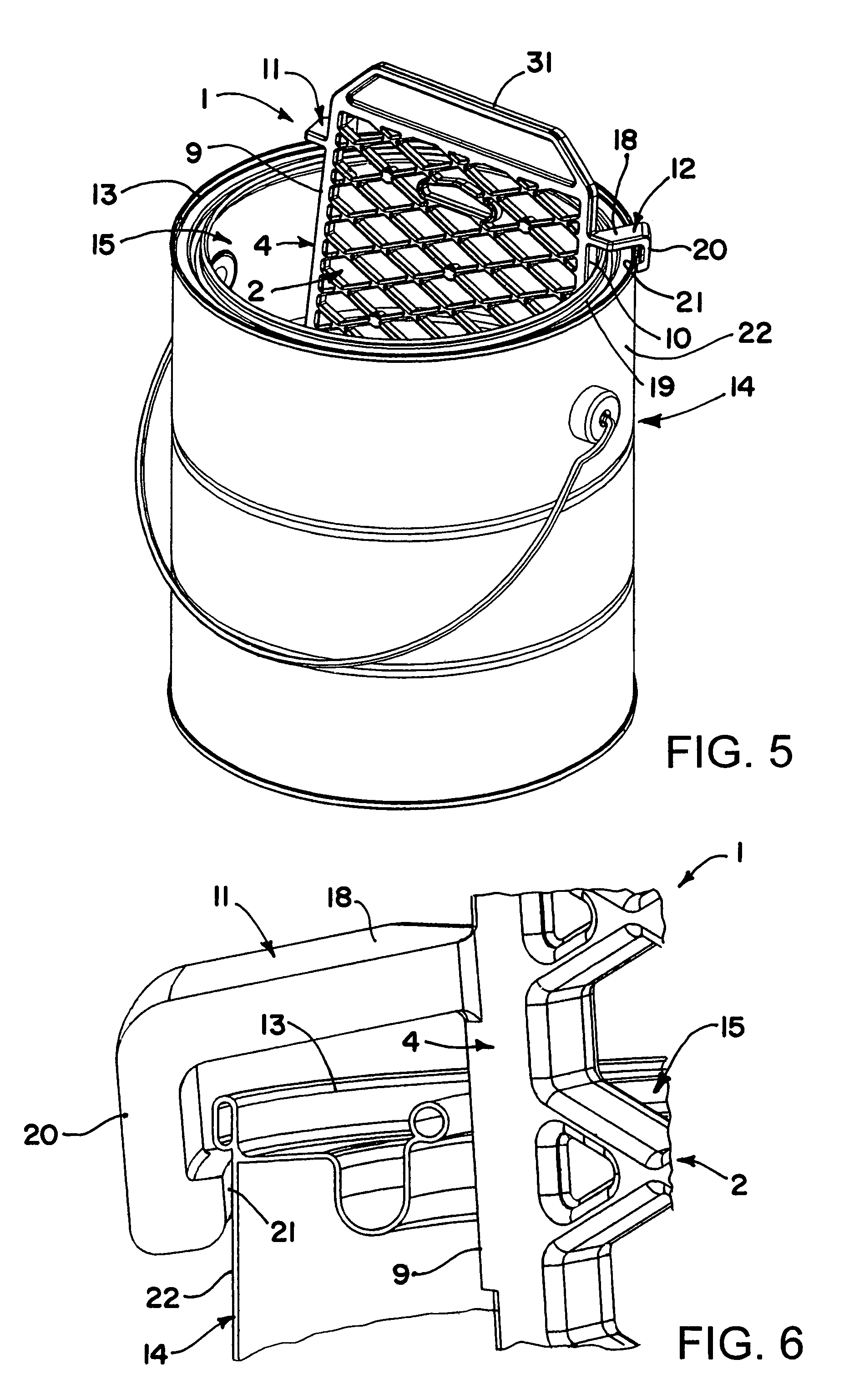 Paint roller grid