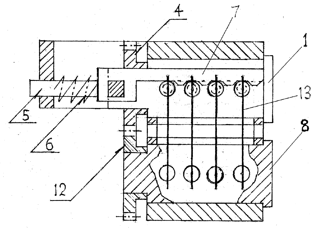 Clamping type safety lock with clamping groove upper pins