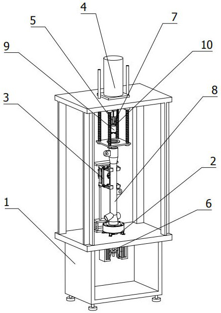 A steering gear bushing press-in machine