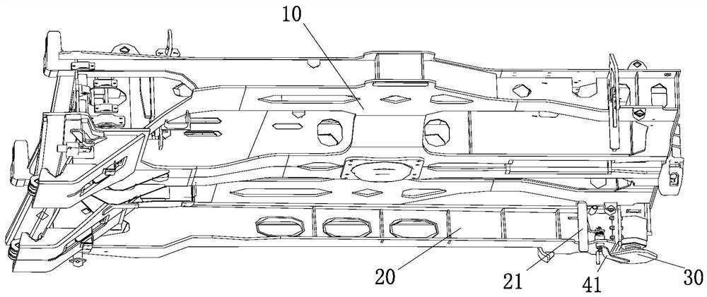 Anti-off device and transport vehicle with same