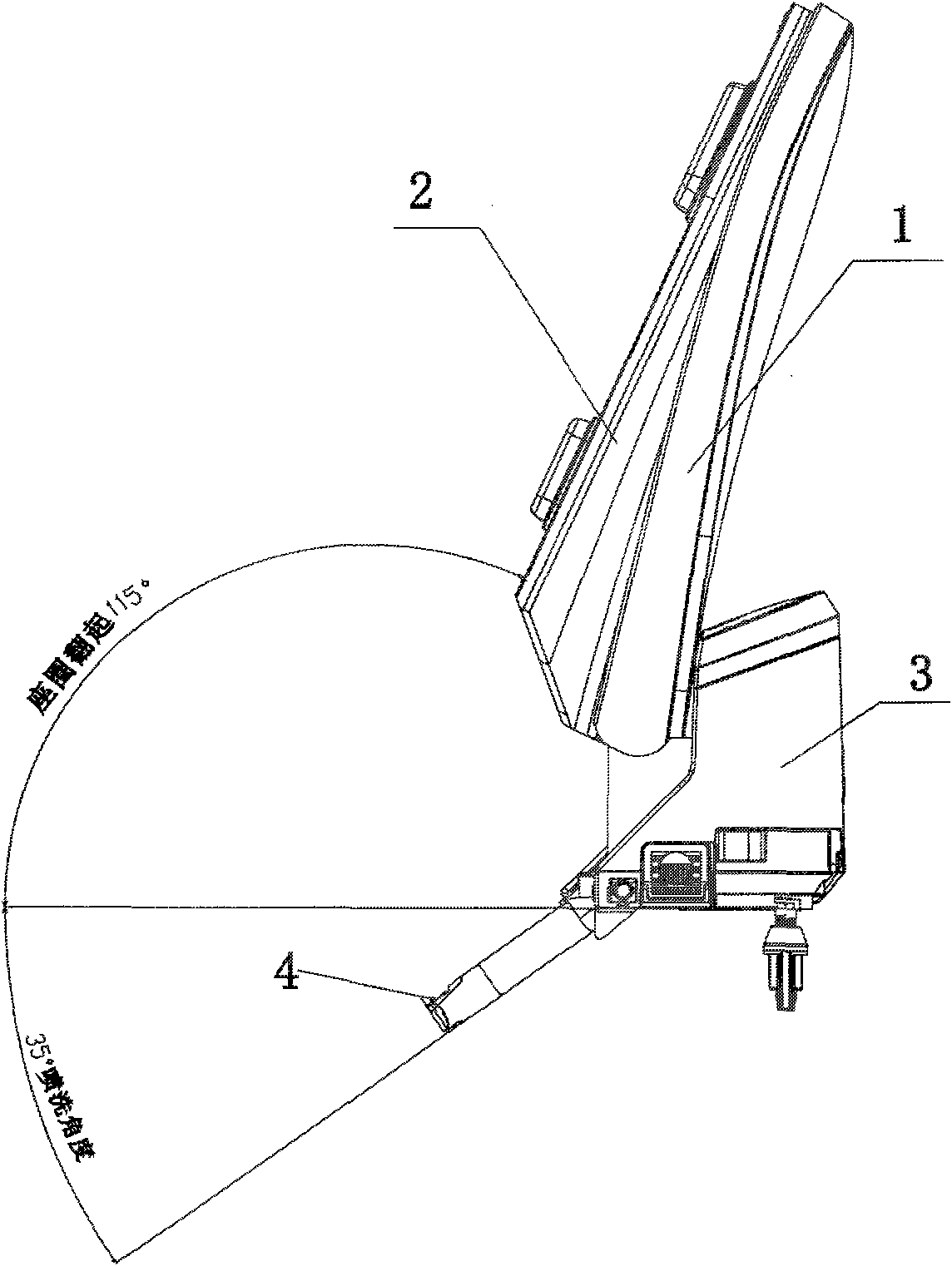 Electronic water closet with clysis function