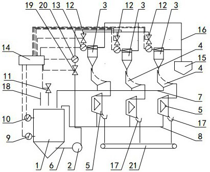 Hydraulic classification recovery method for coal slime