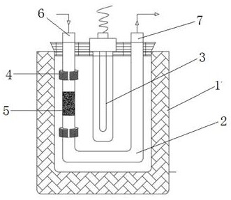 Method for removing zero-valent mercury and arsenic hydride through cooperation of magnetic field and photocatalytic oxidation