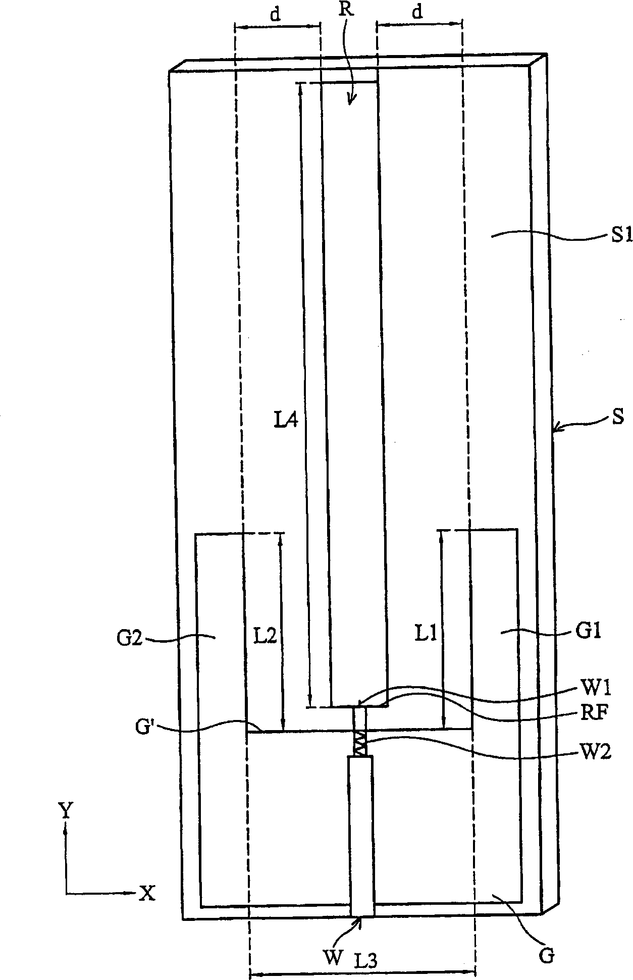 Planar monopole antenna