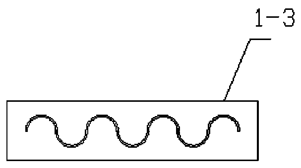 A plate-shaped corrugated membrane diaphragm with uniform pore size and its preparation method