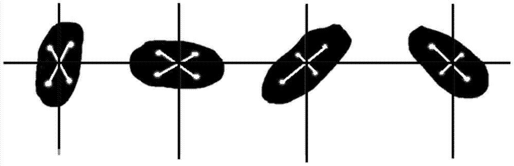 Multi-person free shooting identifying system facing to 7D shooting cinema and multi-person free shooting identifying method