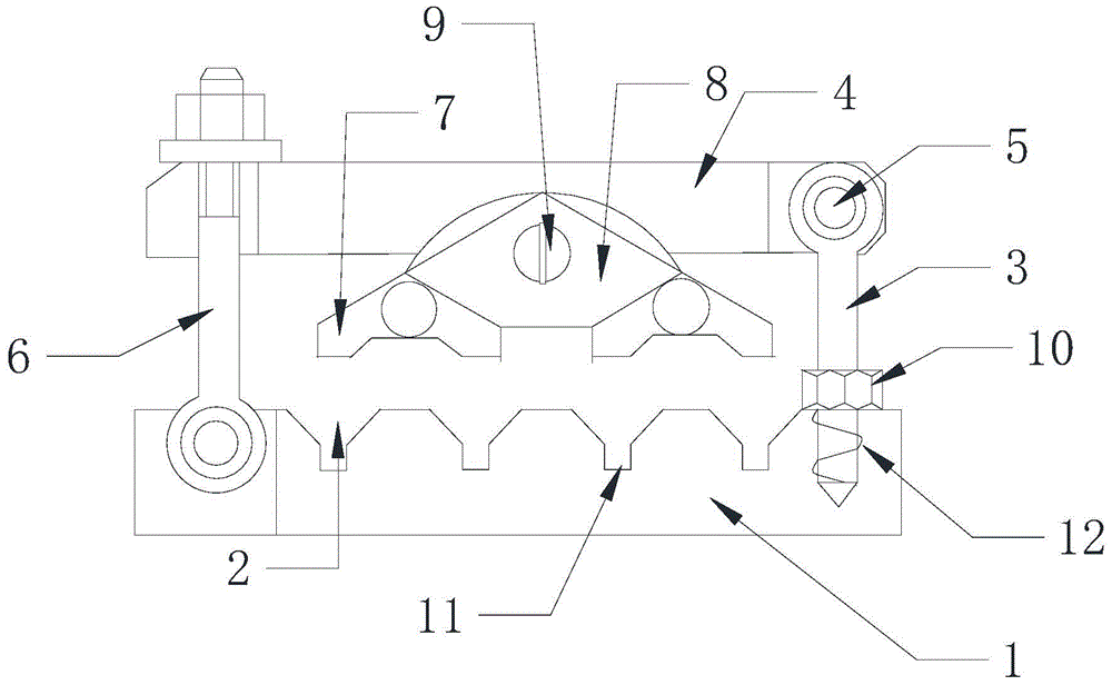 Parallel work-piece pressing device