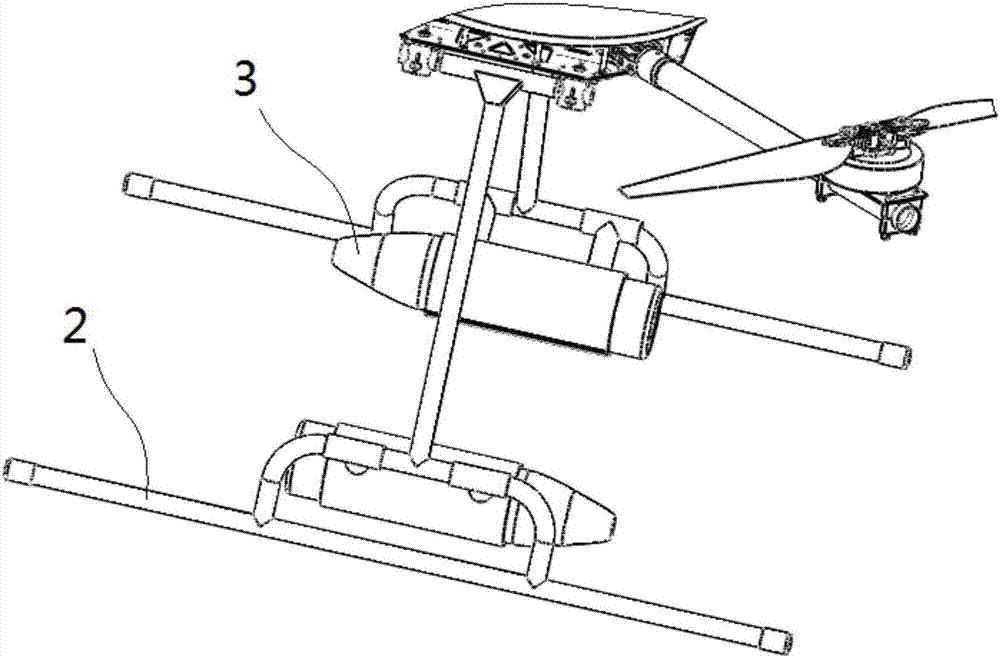 Electric power transmission and distribution bird nest clearing unmanned aircraft system application method