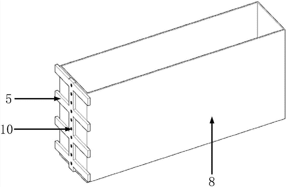 Device and method for testing lateral pressure of support of foundation pit during stratified excavation and non-uniform displacement