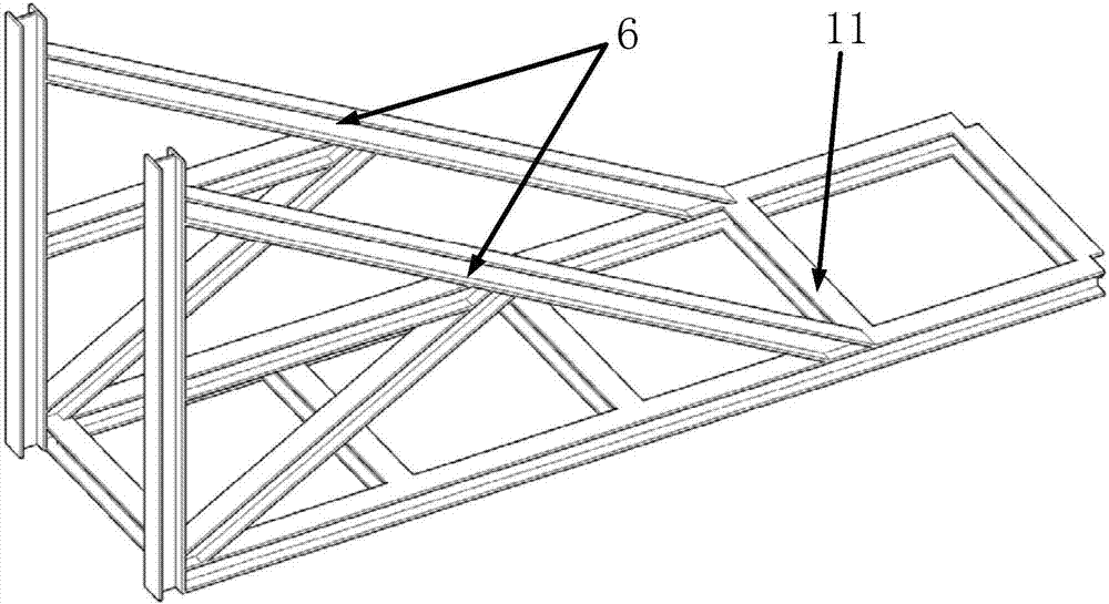 Device and method for testing lateral pressure of support of foundation pit during stratified excavation and non-uniform displacement