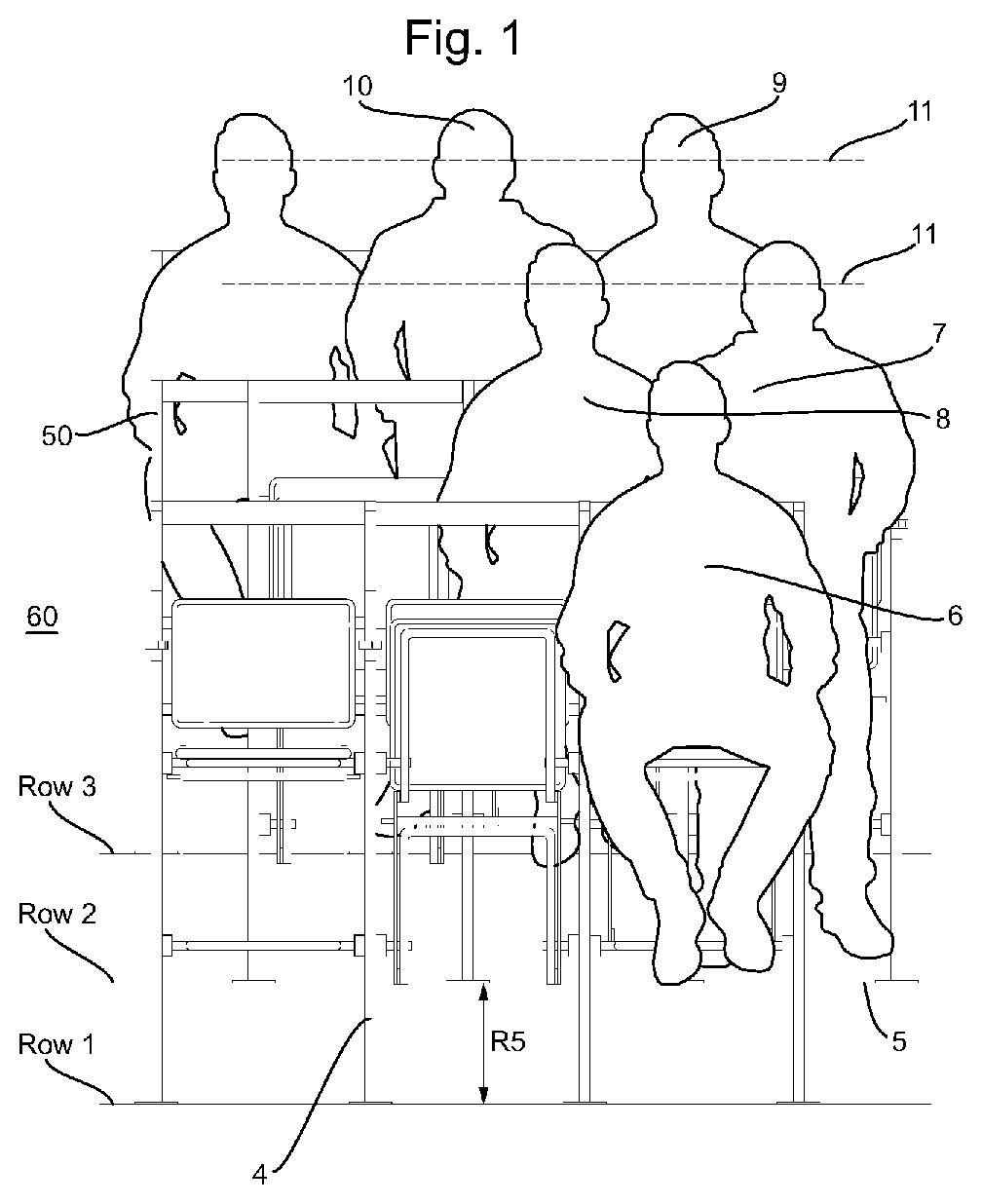 Flexible crowd seating