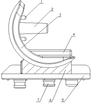 Single-condylus prosthesis