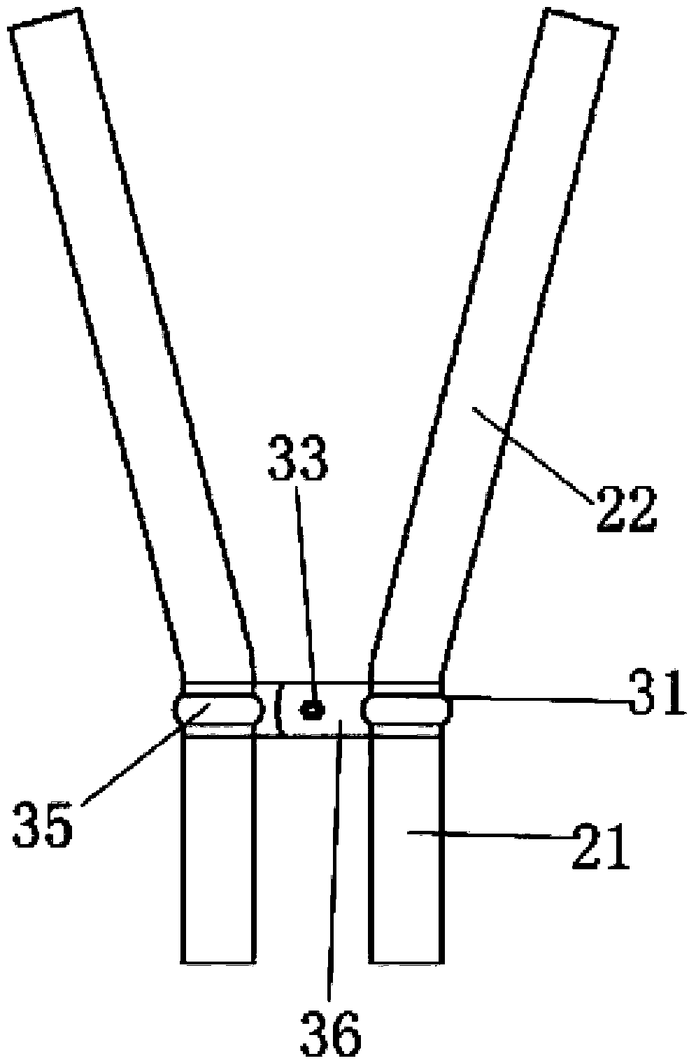 A movable road flag