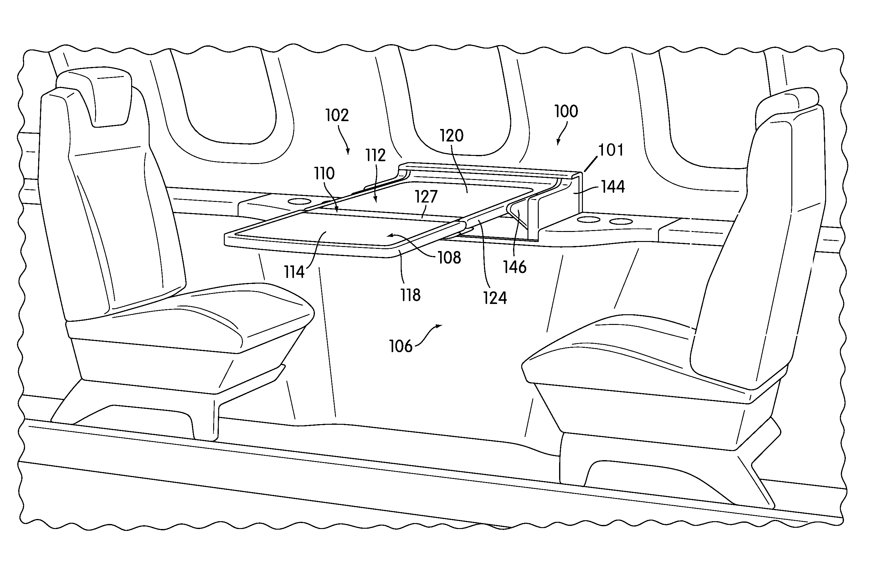 Folding Table and Support Frame Assembly